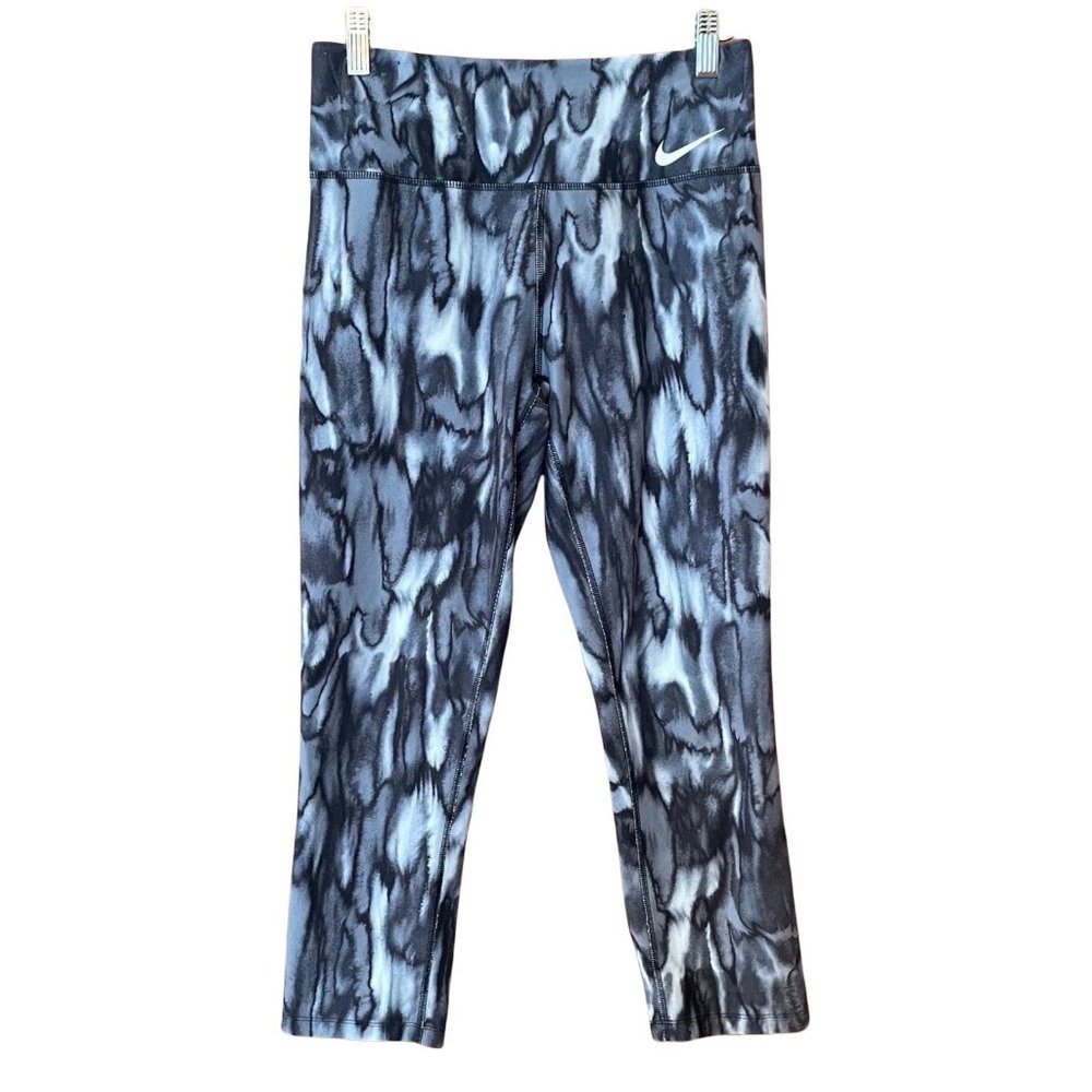 Nike Legend Crop Printed Leggings Womens S Dri Fit Capri Multicolor Abstract